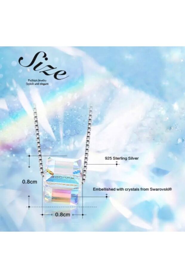 Taşlı Kolye (altın Kaplama) - 3