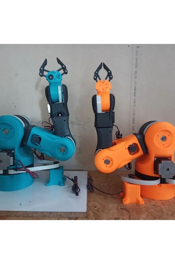 6 Eksen Robot Kol Mekanik Tam Set ( 6axis Robotic Arm ) - 5