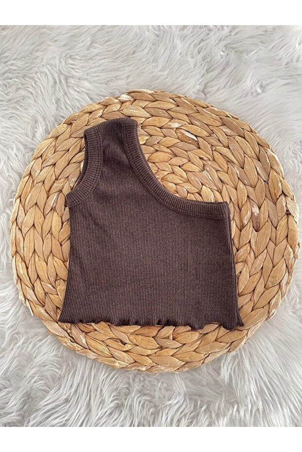Girls' Single Sleeve Crop Top