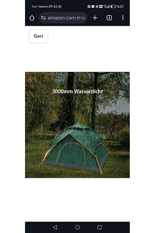 çift katman kamp çadırı - 7