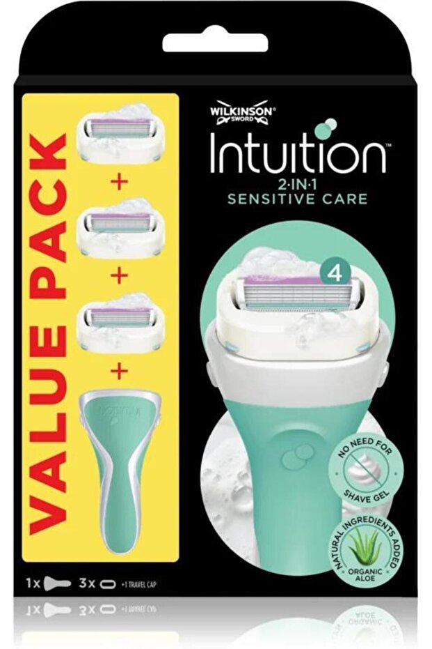 Intution Self-Soapy System Shaving Razor And Replacement - 1