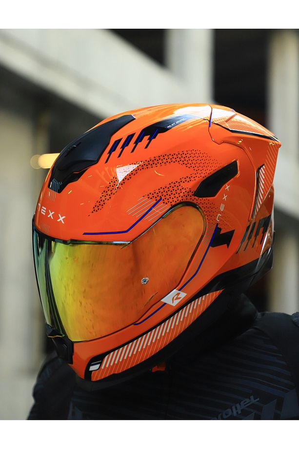Y.100R BARON TURUNCU KASK - 8
