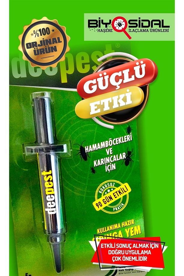 Haşere Öldürücü Hamamböceği Ve Karınca Jeli ( 3 Adet X 5 gr ) - 4