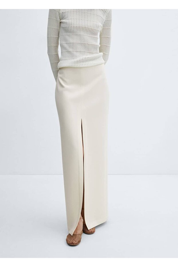 Yırtmaçlı uzun etek - 1