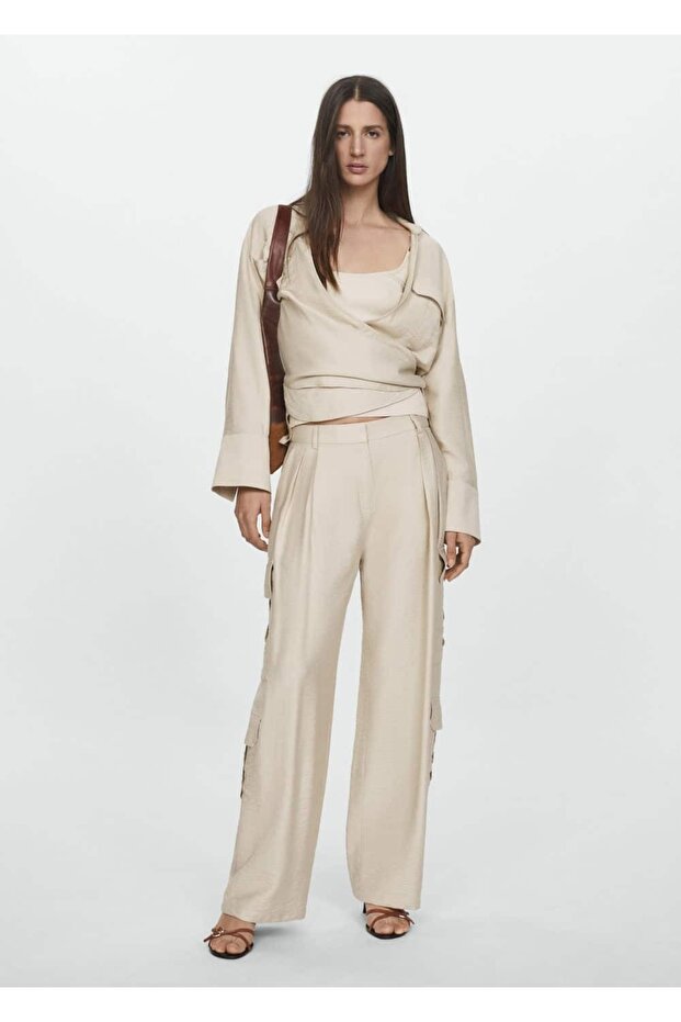 Pilili kargo pantolon - 5