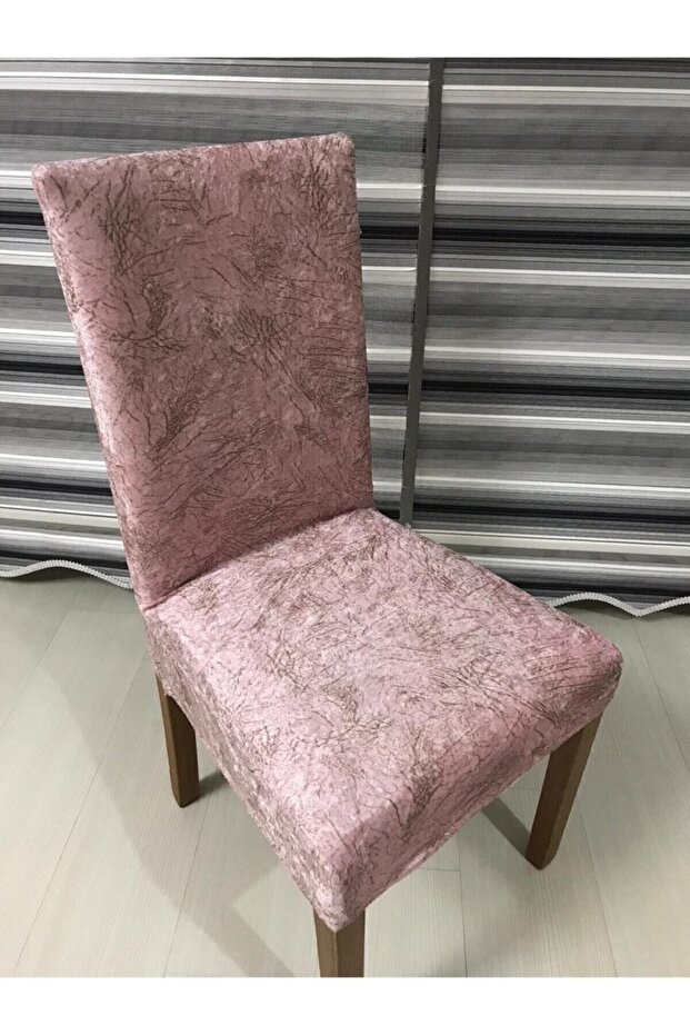 Powder Pink 6-Seater Chair Cover
