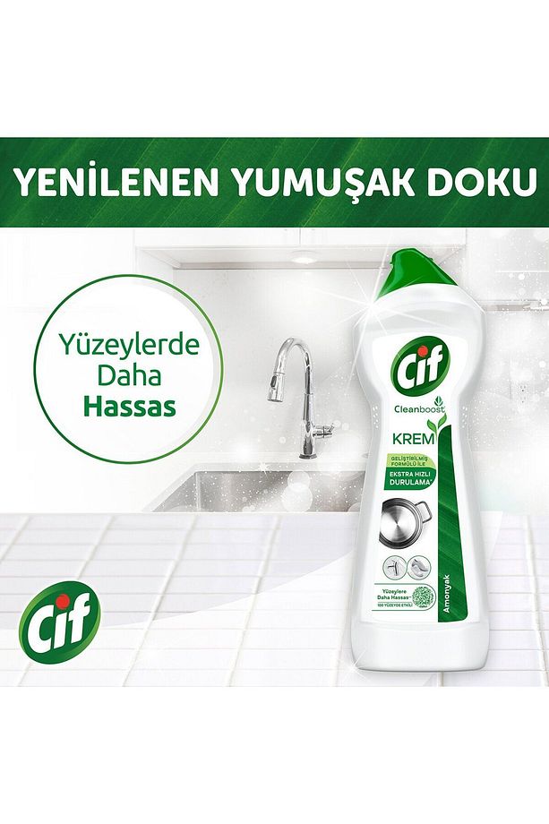 Krem Yeni Nesil Yüzey Temizleyici Amonyak 750 ml - 5