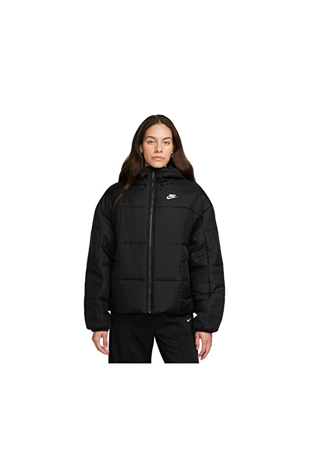 Women's Casual Coat W Nsw Esstl Thrmr Clsc Puffer Fb7672-010 Black
