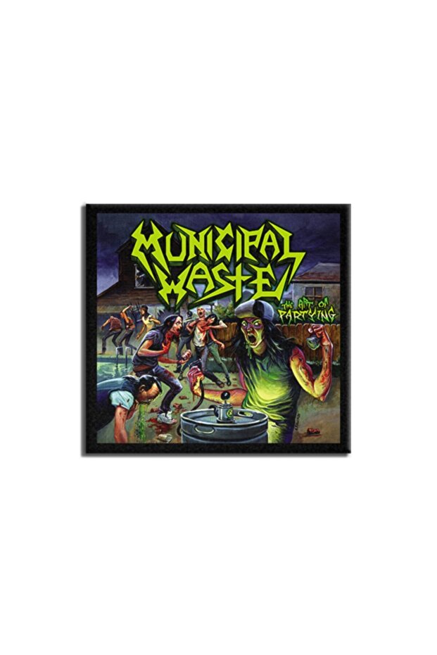 Municipal Waste The Art Of Partying Album Arma Peç Patch Patch