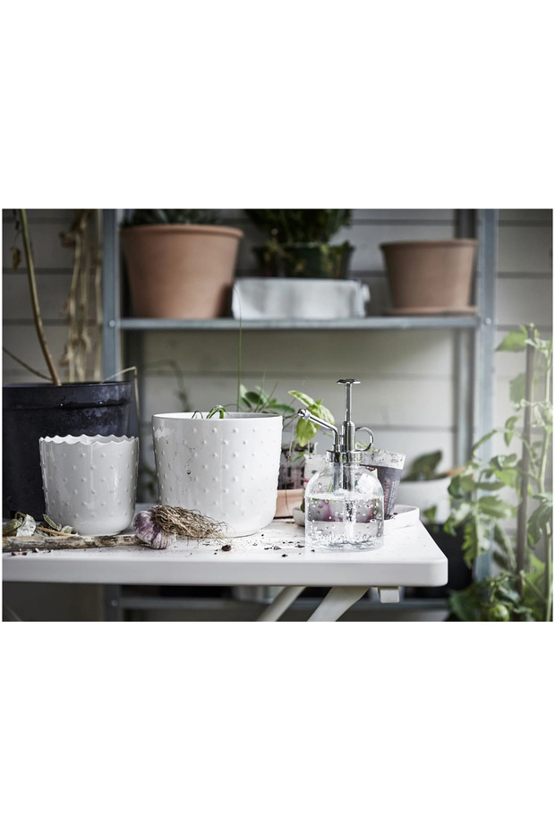 SESAMFRÖN seramik saksı 12cm - 3