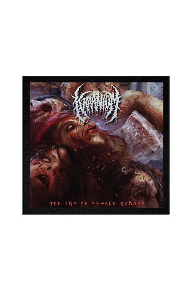 Kraanium the Art of Female Sodomy Album Arma Peç Patch Patch