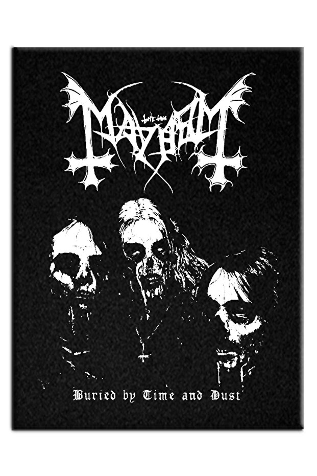 Mayhem Buried By Time And Dust Arma Back Napper Back Patch Patch - 1