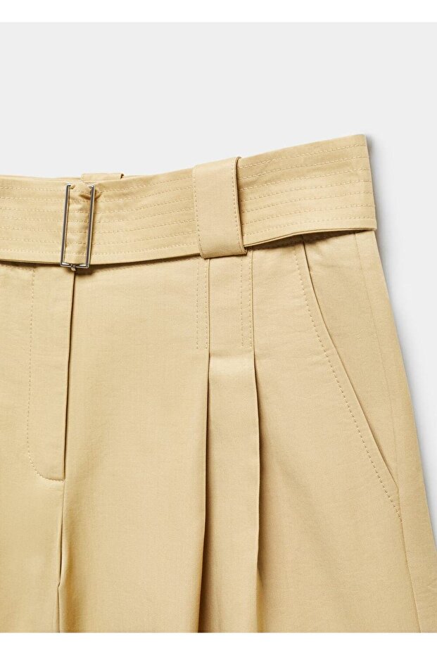 Pens detaylı Bermuda şort - 7