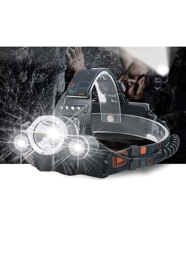 Or-117 Şarj Edilebilir 3 Led Kamp Kafa Lambası El Feneri Tepe Lambası Jpro3 - 6