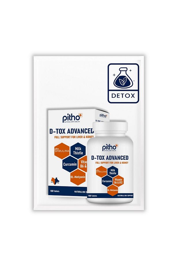 D-tox Advanced | Kedi Ve Köpekler Için Gelişmiş Detoks Ve Karaciğer Desteği 100 Tablet - 1