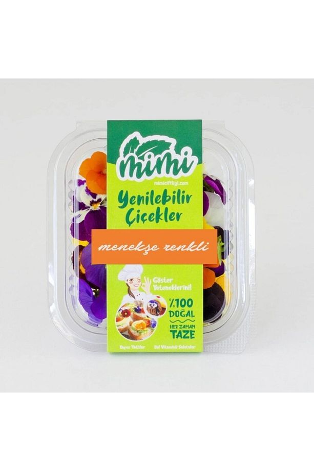 Yenilebilir Çiçekler- Karışık Renkli Menekşe (25'Lİ PAKET) - 1