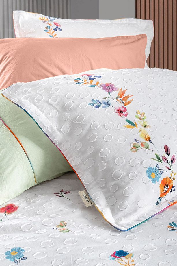 Elvira Multi Çift Kişilik %100 Pamuk Mood Comfort Nevresim Takımı - 5