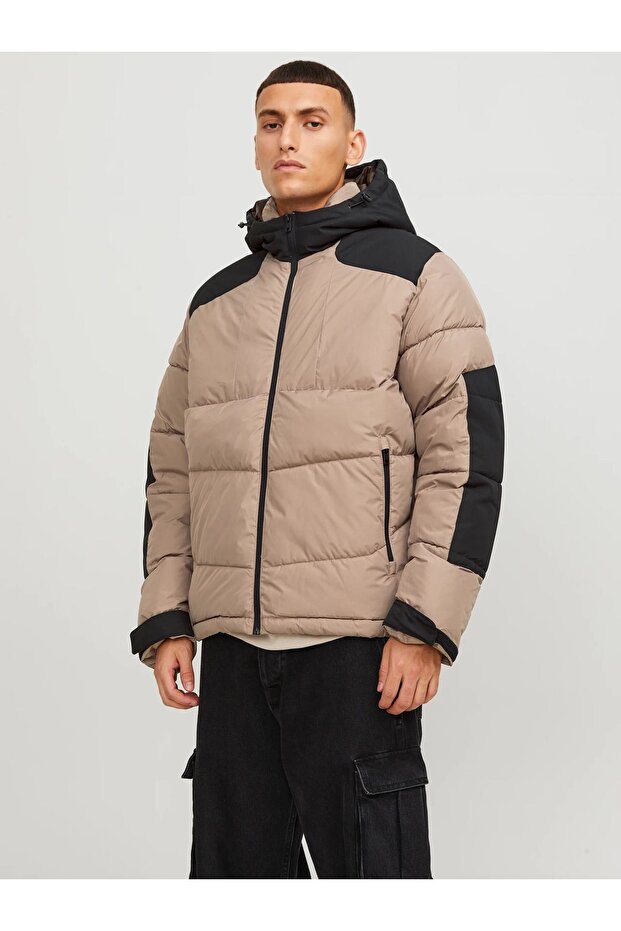 Jack&Jones Hooded Puffer Mink Men's Coat 12239001