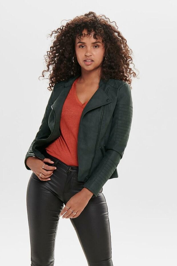 Kadın Siyah Antrasit Ceket - 1