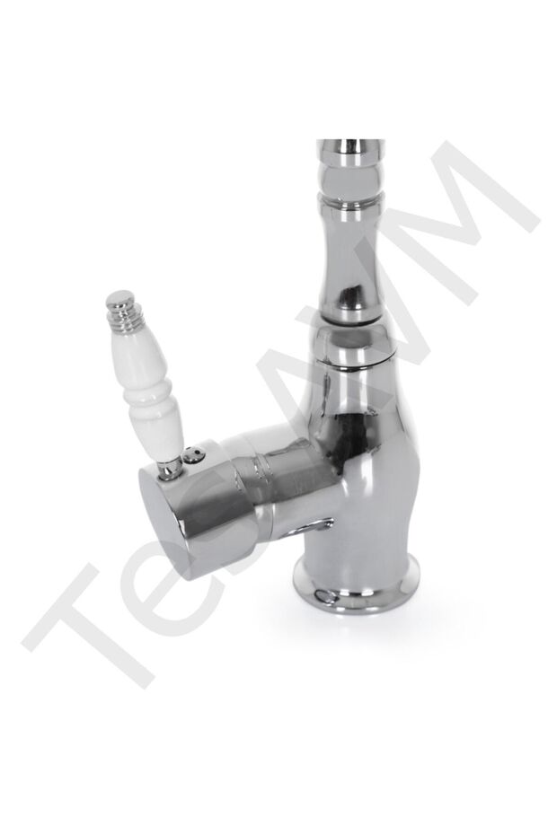 Krom Rustik Mutfak Evye Musluk - 2