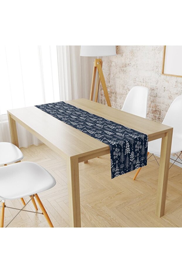 Evmila Snow Trees Pattern Runner Llrn 42 - 1