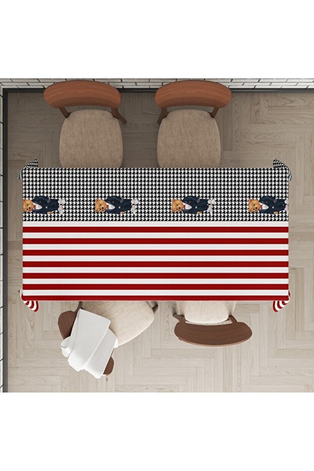 Teddy Patterned Tablecloth - 1