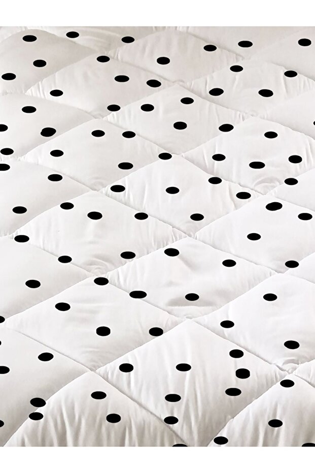 Panda Patterned Quilted Quilt, Single Sleeping Set - 2