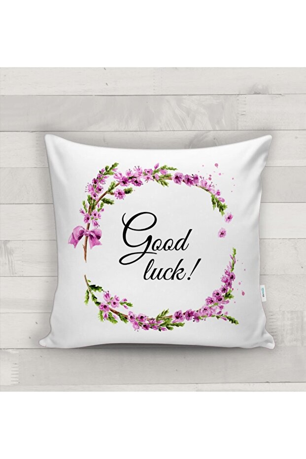 Floral Patterned Throw Pillow Case - 2
