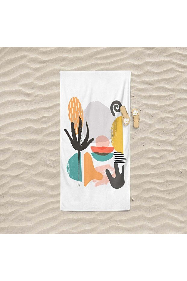 Sea and Beach Printed Towel
