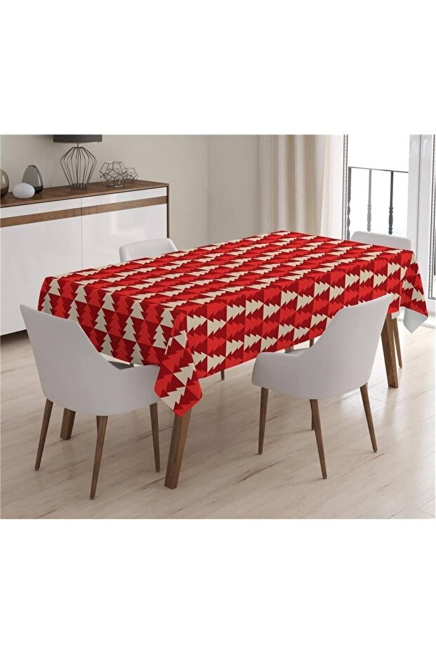 Christmas Special Tree Patterned Tablecloth - 1