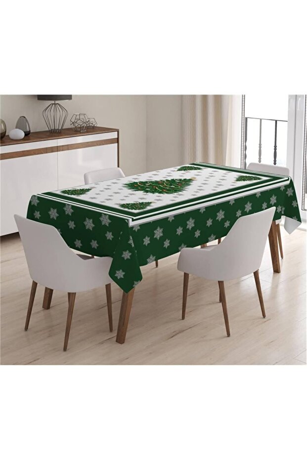 Christmas Special Tree Patterned Tablecloth - 2