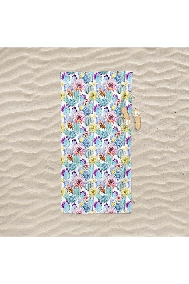 Sea and Beach Printed Towel