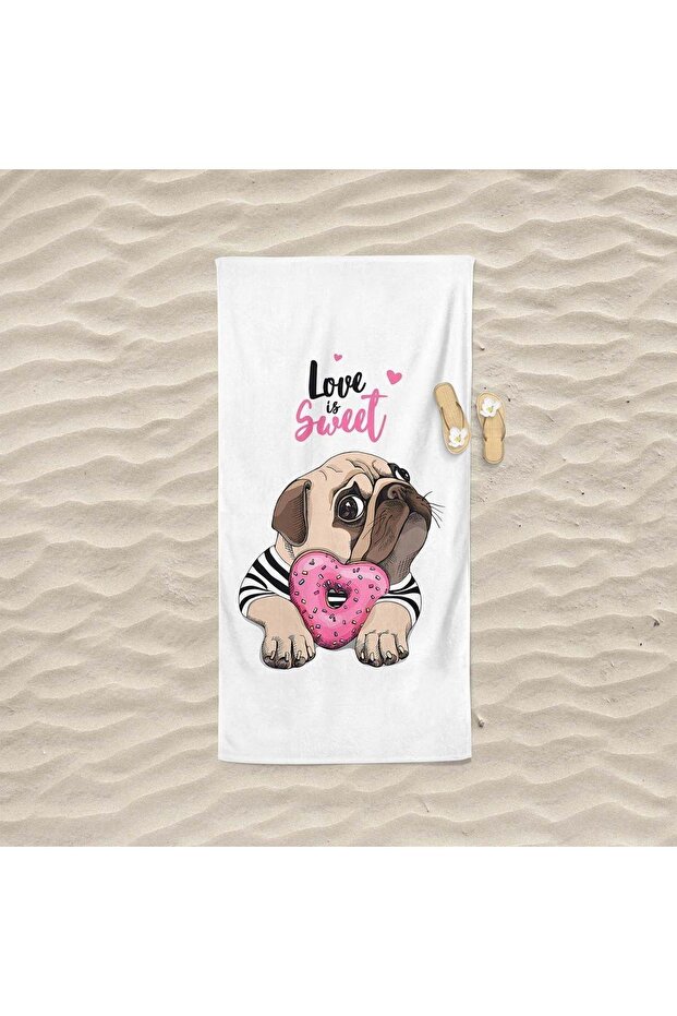 Sea and Beach Printed Towel