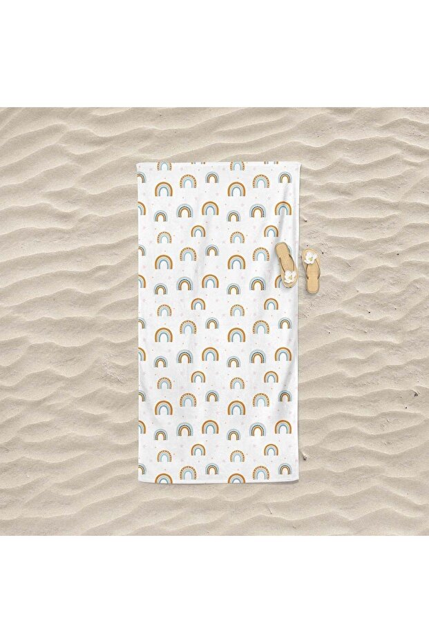 Sea and Beach Printed Towel