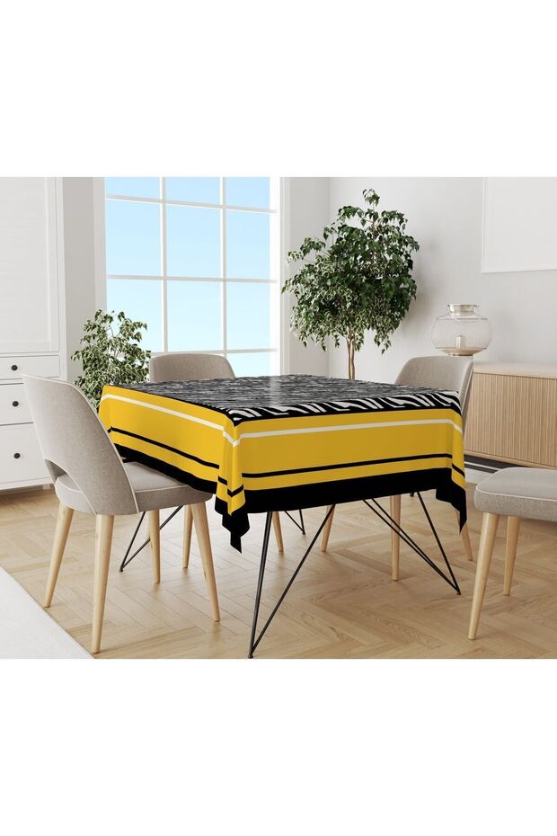 Modern Patterned Tablecloth Colorful - 1