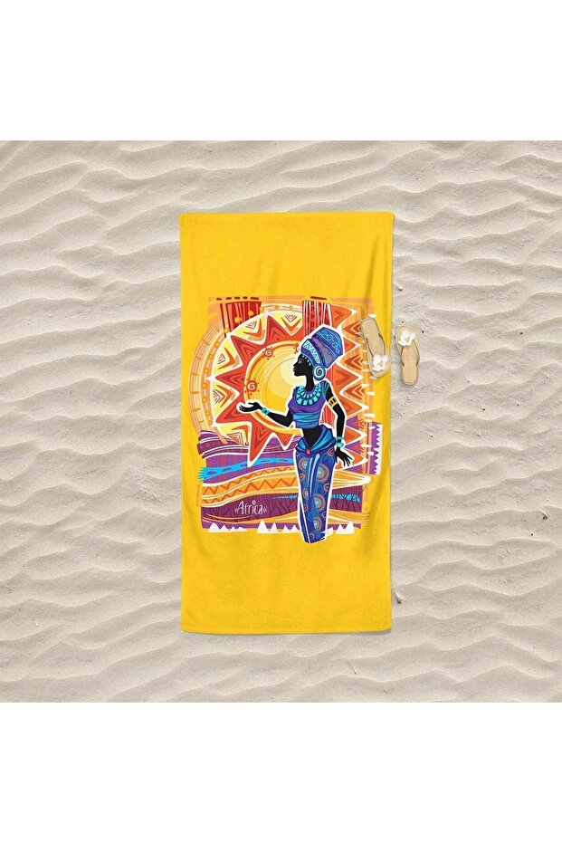 Sea and Beach Printed Towel