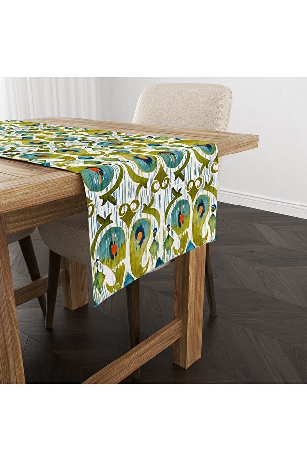 Ikat Patterned Runner Model - 1