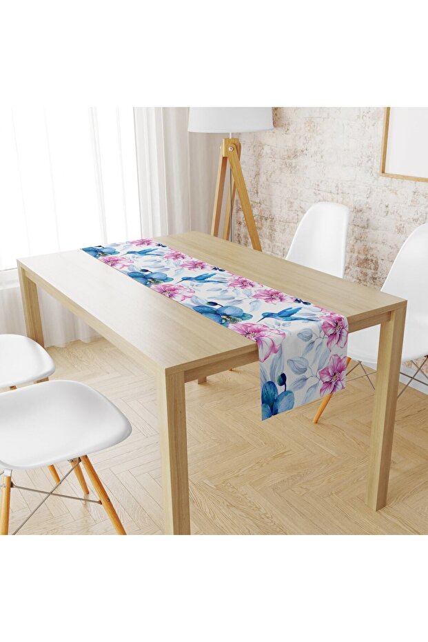 Evmila Blue Birds Pattern Runner Llrn 83 - 1