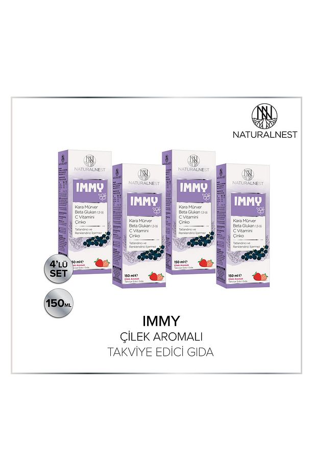 Immy Kara Mürver 1,3 1,6 Beta Glukan Vitamin C Çinko Içeren Şurup 4 Kutu - 3