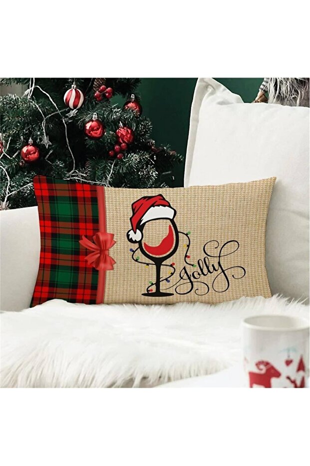 New Year's Special Rectangular Throw Pillow Cover - 1