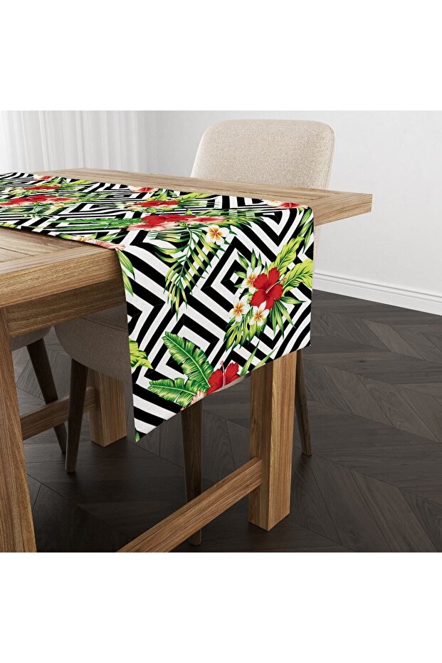 Flower Patterned Runner Model - 1