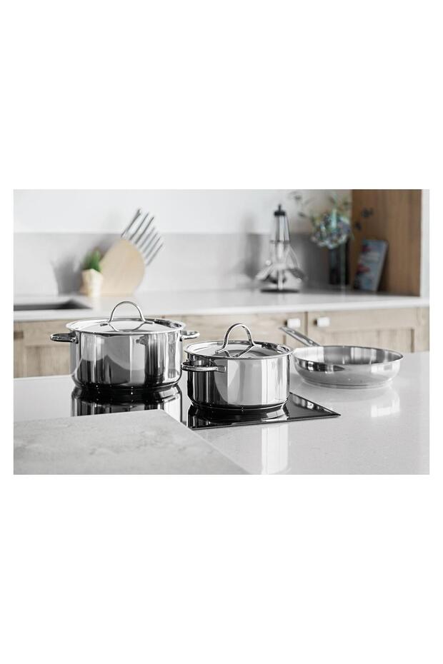 Essentials 7 Parça Paslanmaz Çelik Tencere Seti - 7