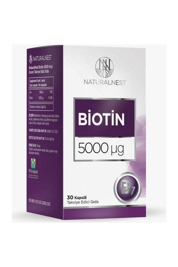 Biotin 5000 ?g 30 Kapsül - 1