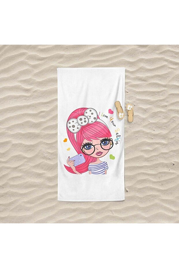Sea and Beach Printed Towel