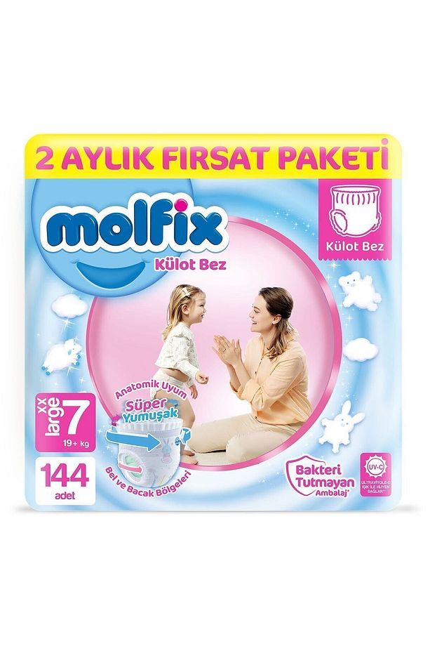Külot Bez 7 Beden xx Large 2 Aylık Fırsat Paketi 144 adet - 7