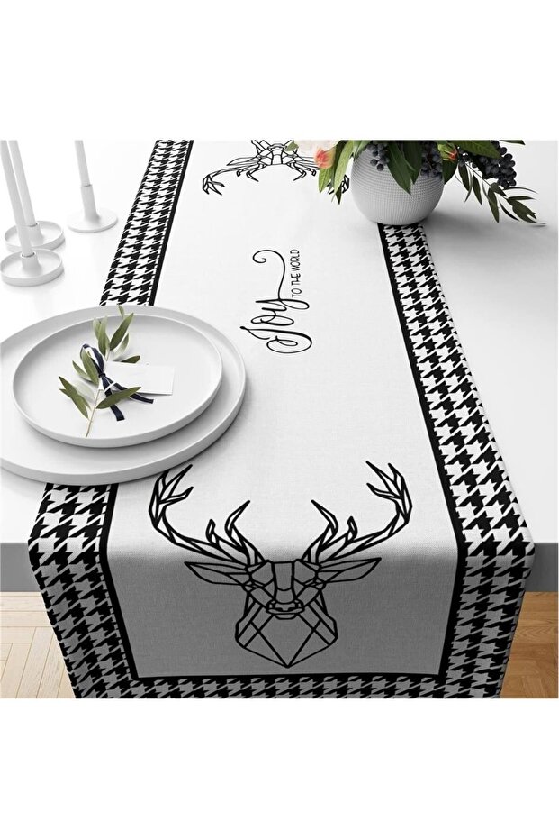 New Year's Special Deer Patterned Runner - 1
