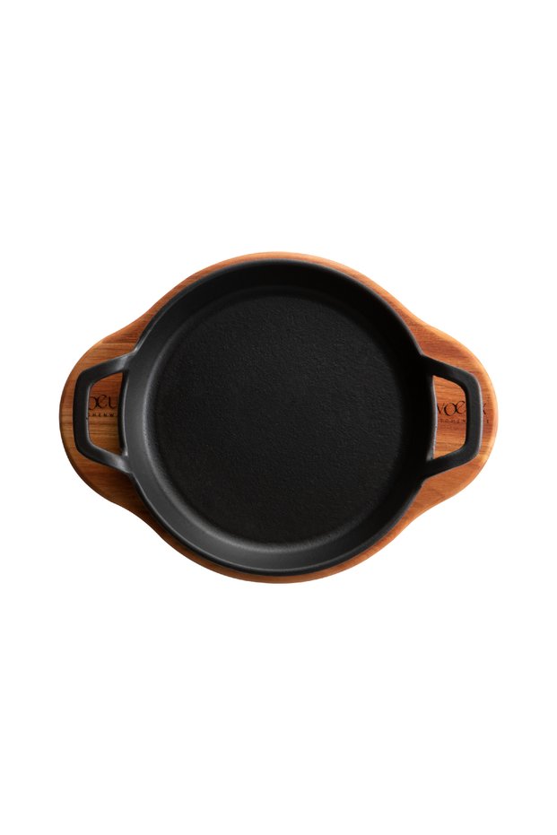 22 cm Round Cast Iron Sahan and Nihale