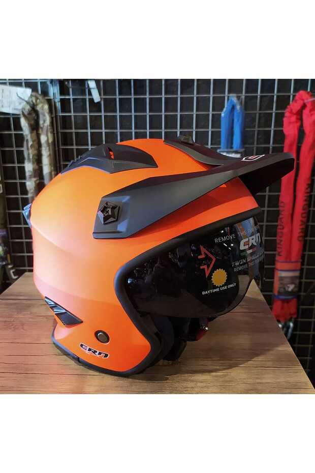 PEKİN FS-X2 ORANGE MODULER KASK - 6