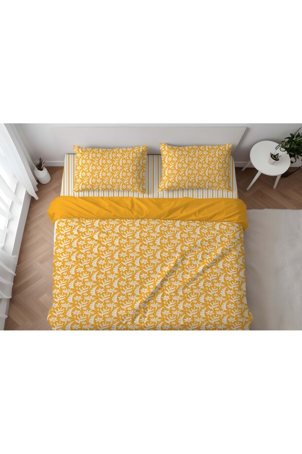 طقم غطاء لحاف مطبوع مزدوج - 200x220 سم (بدون ملاءة)