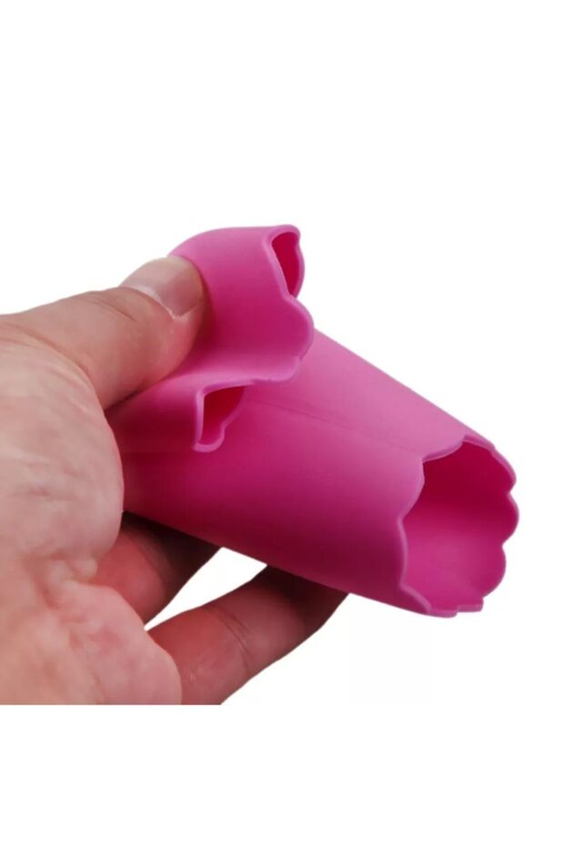 Pembe Silikon Rulo Sarımsak Soyucu - 4
